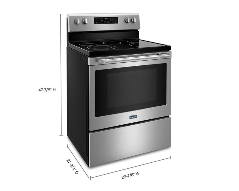 5.3 cu. ft. Electric Range with Steam Clean